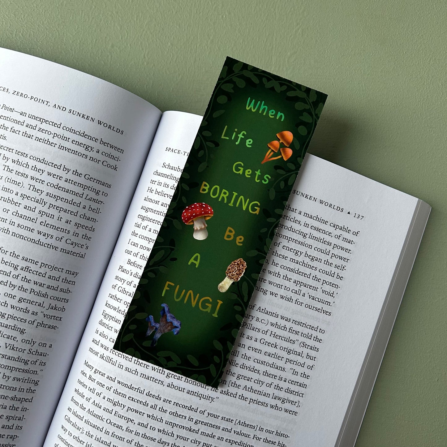 Mushroom Bookmark