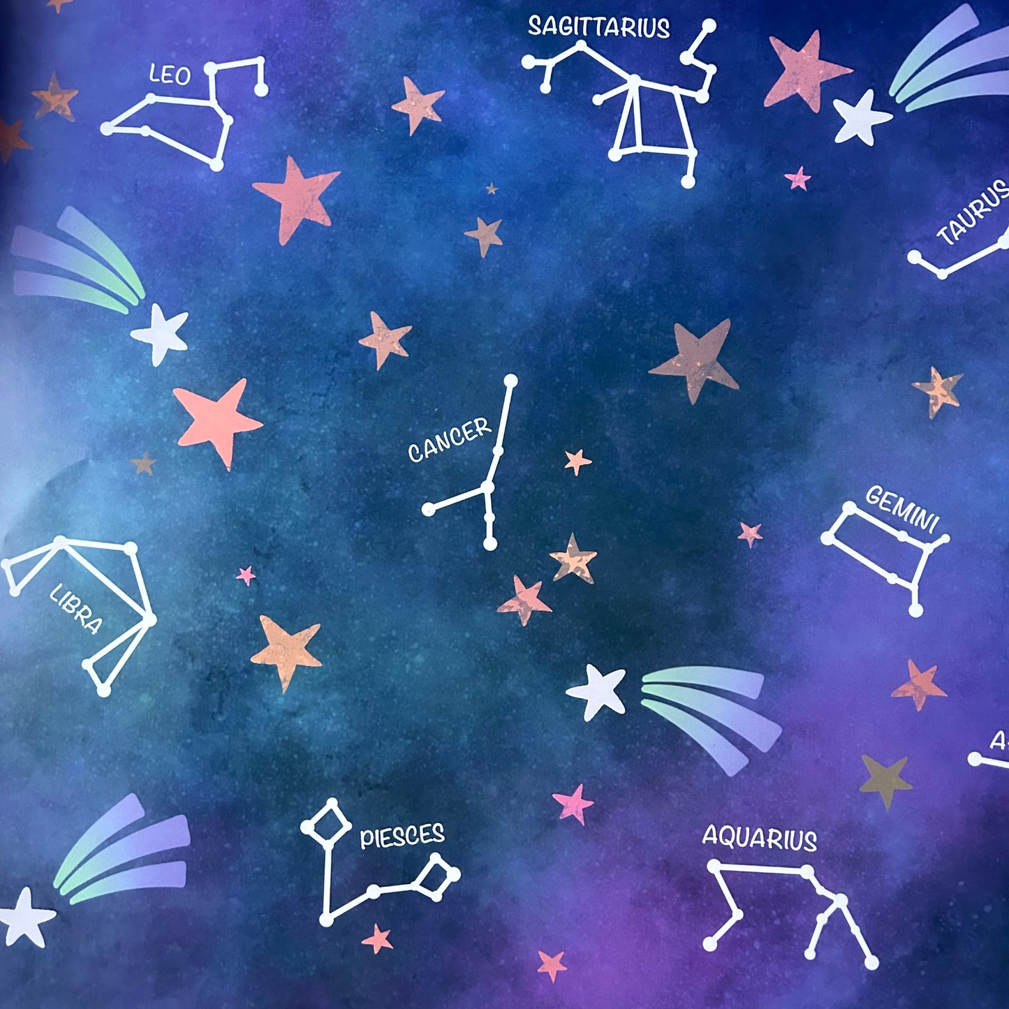 Zodiac Wrapping Paper Sheet