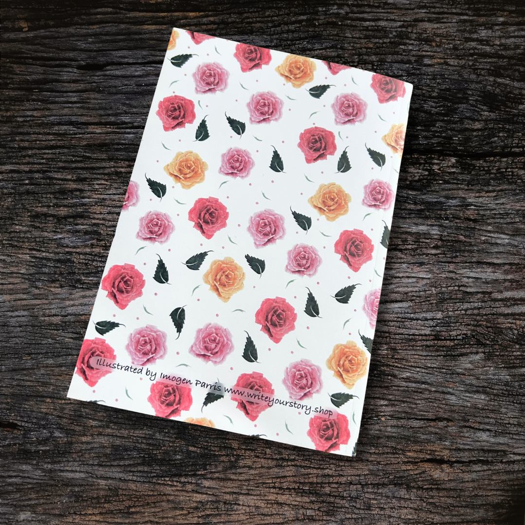 A6 Roses Notebook