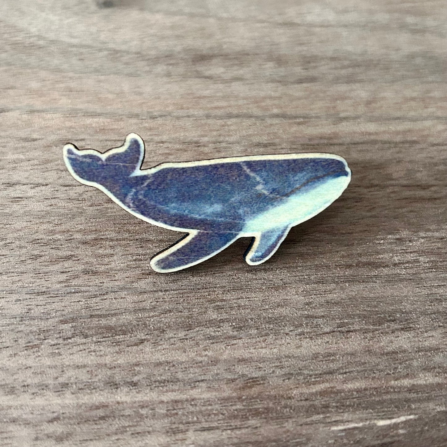 Whale Wooden Pin