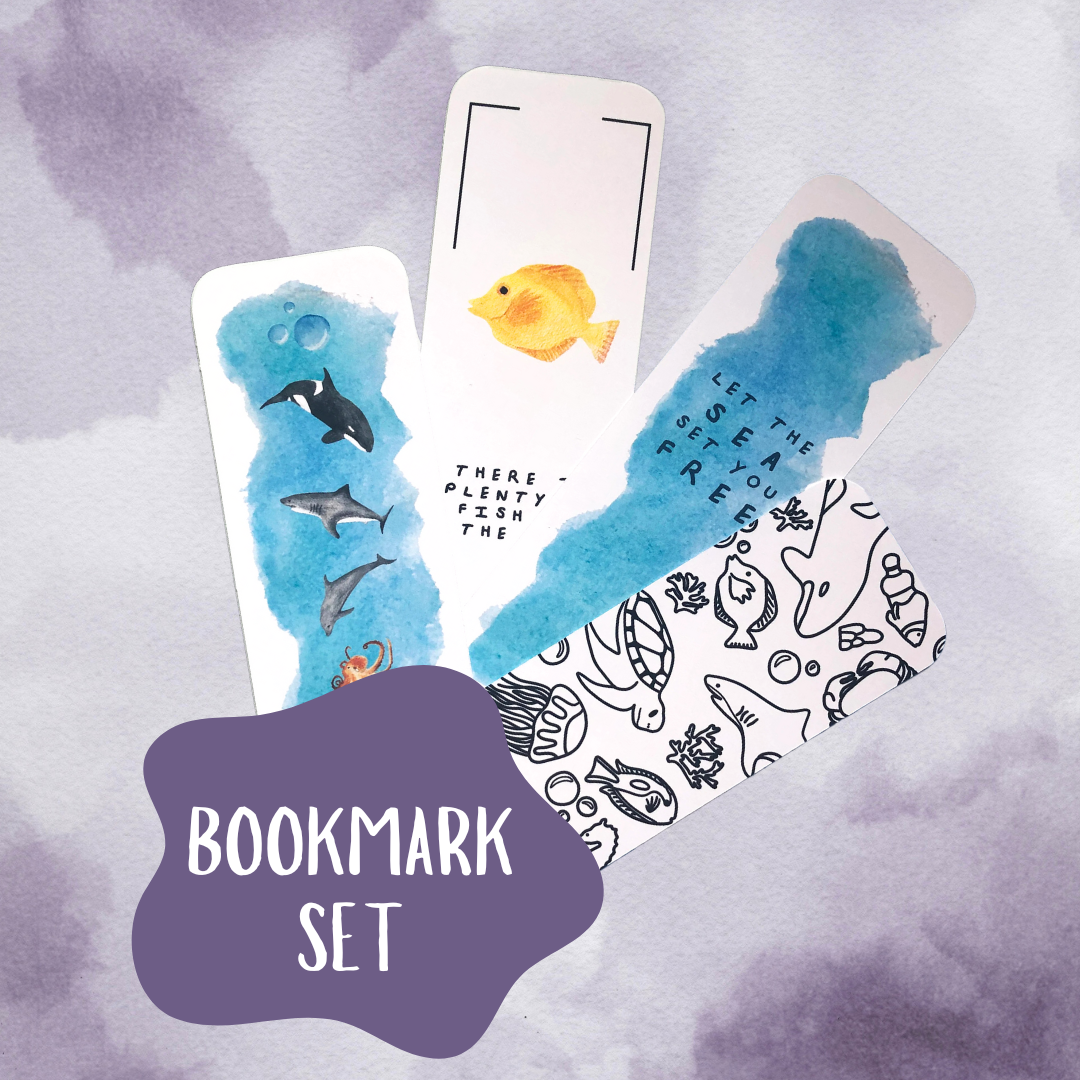 Deep Sea Bookmark Set