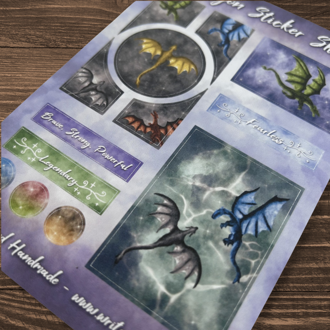 Dragon Sticker Sheet 1