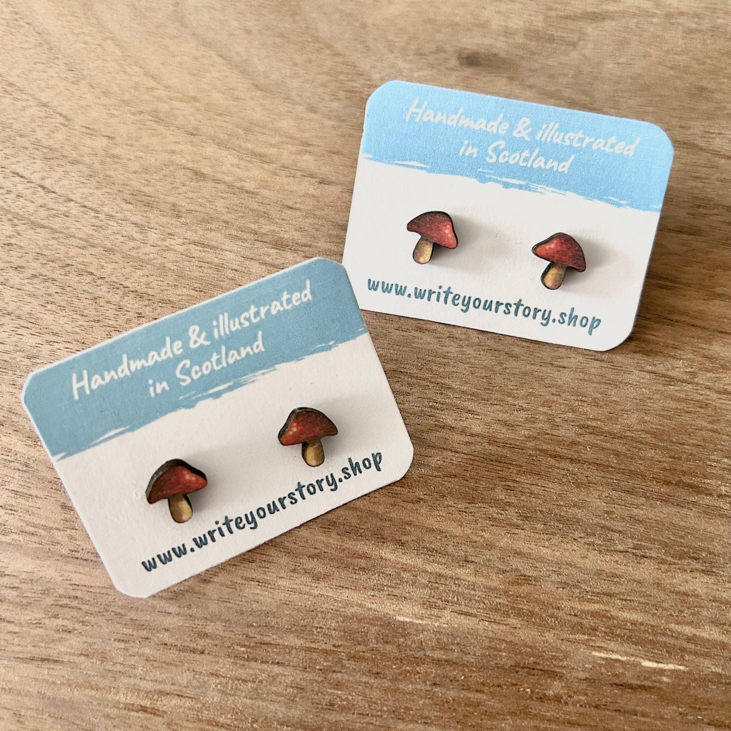 Mushroom Wooden Studs