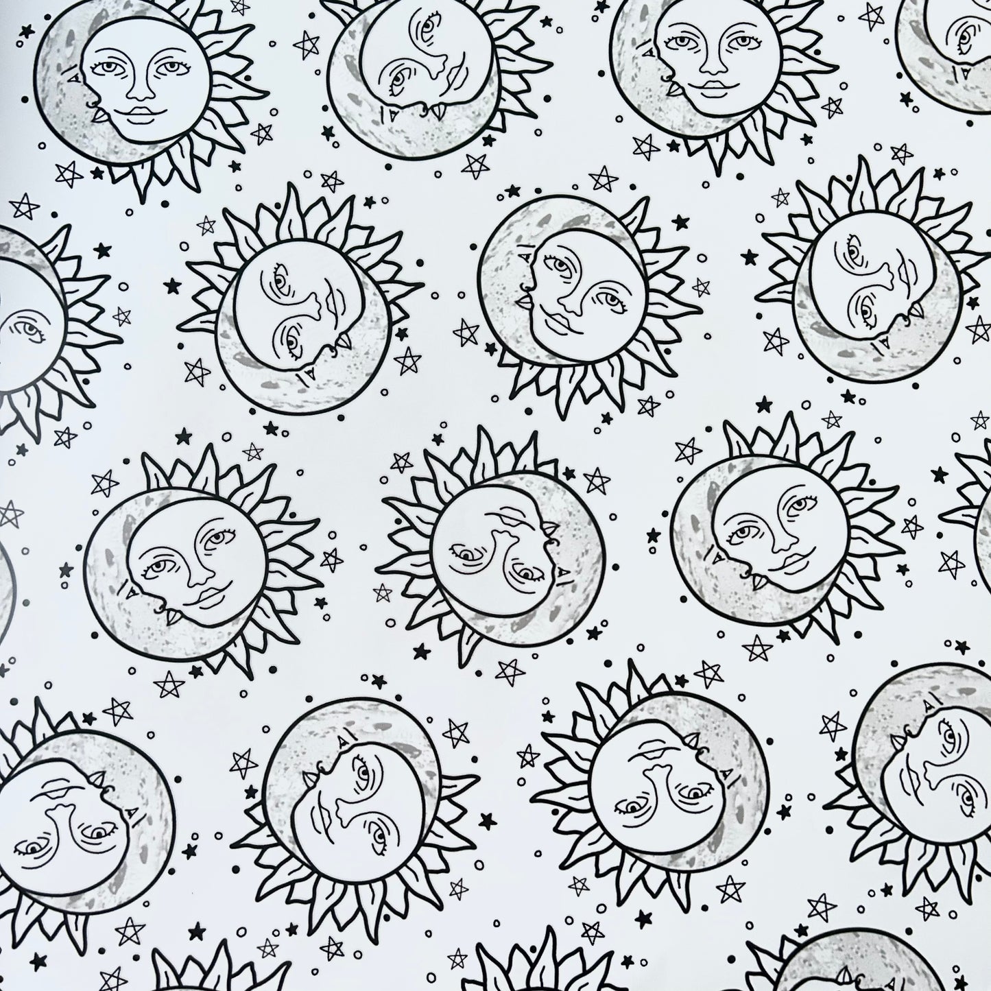 Sun/Moon Wrapping Paper Sheet