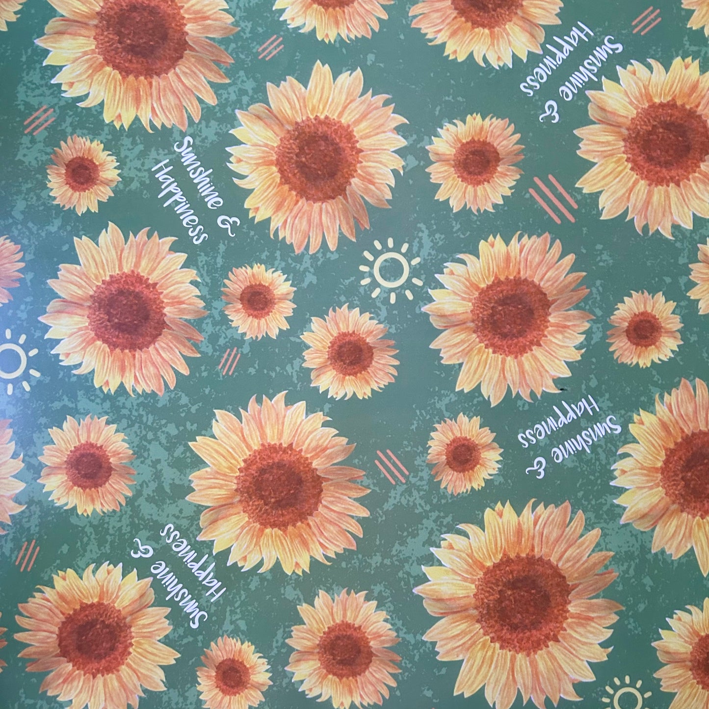 Sunflower Wrapping Paper Sheet