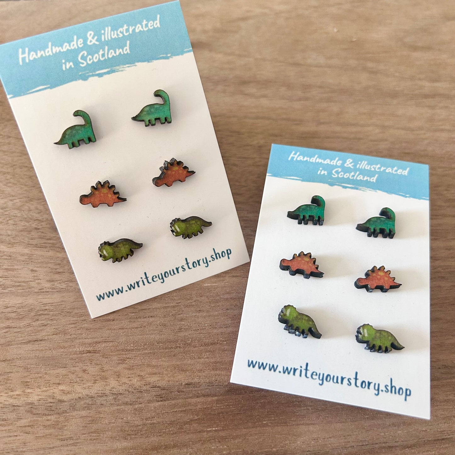 Dinosaur Wooden Studs Pack