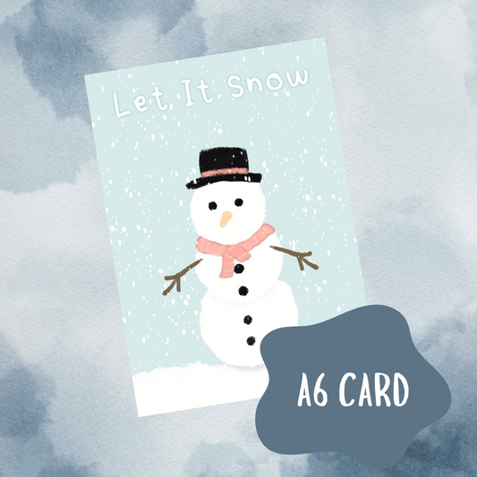 Snowman Christmas Card
