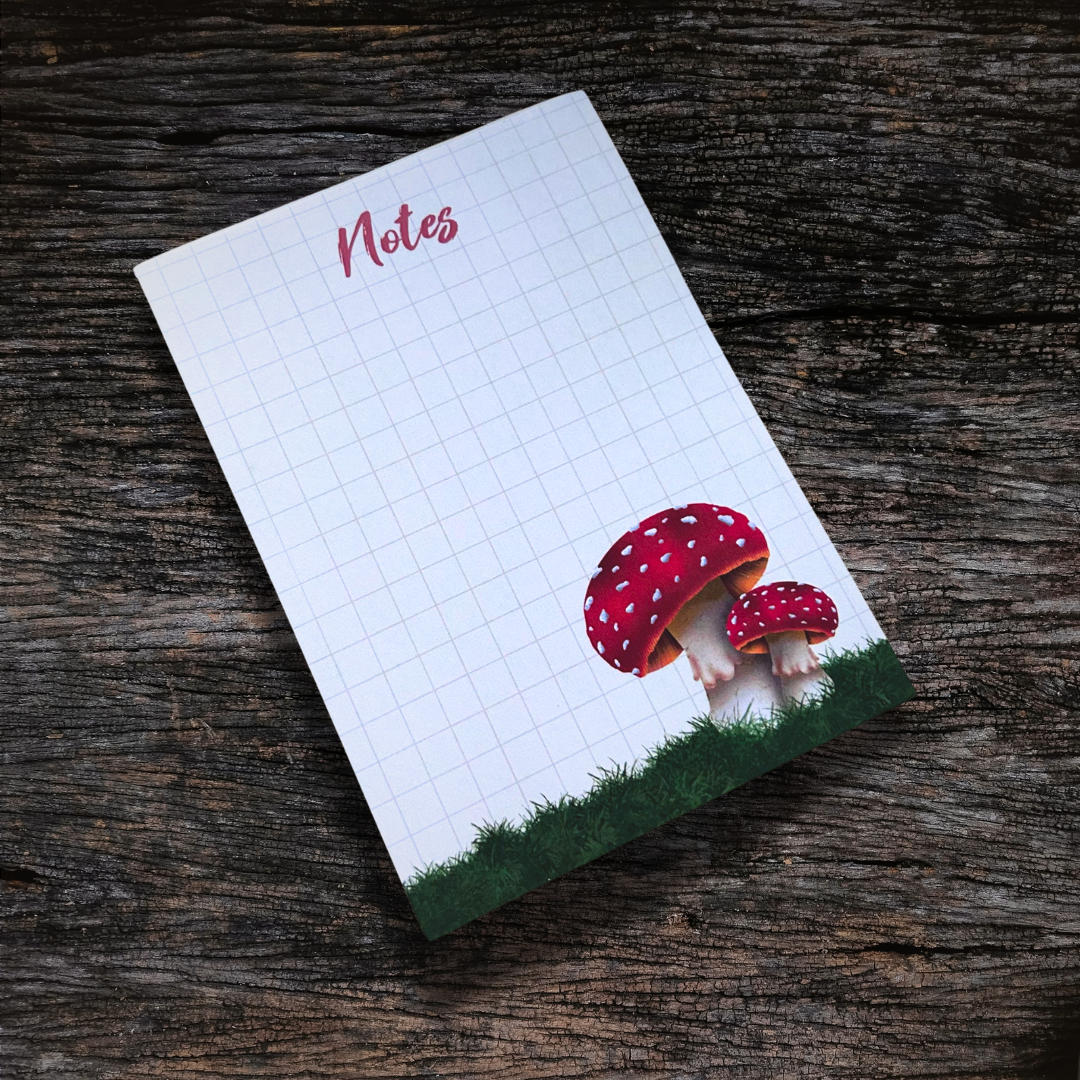 Mushroom A6 Notepad