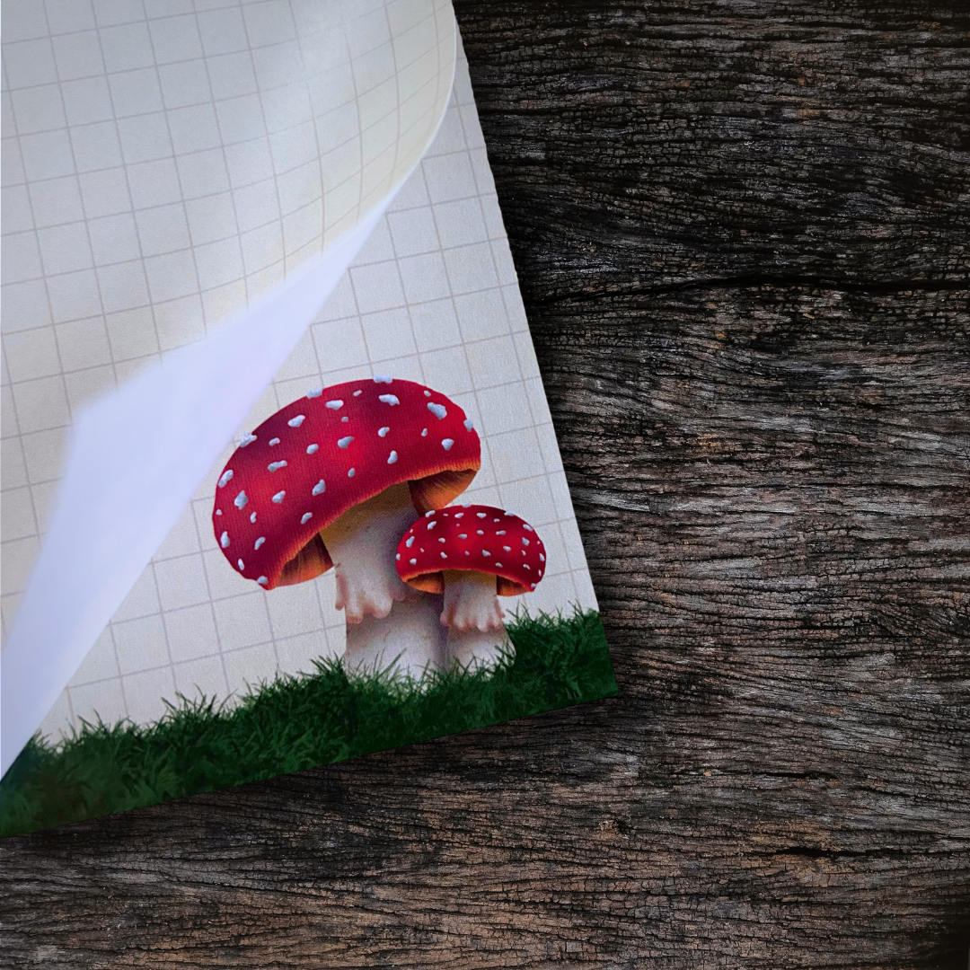 Mushroom A6 Notepad