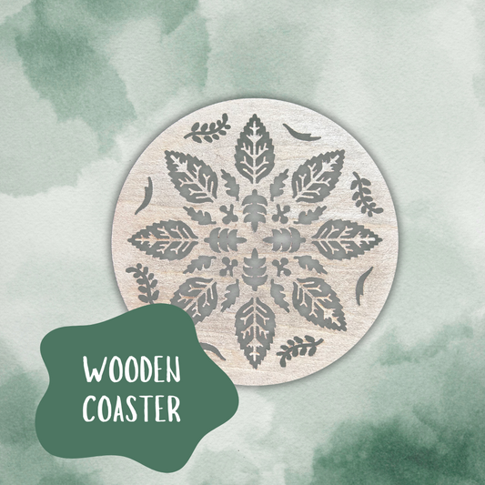 Woodland Wooden Coaster