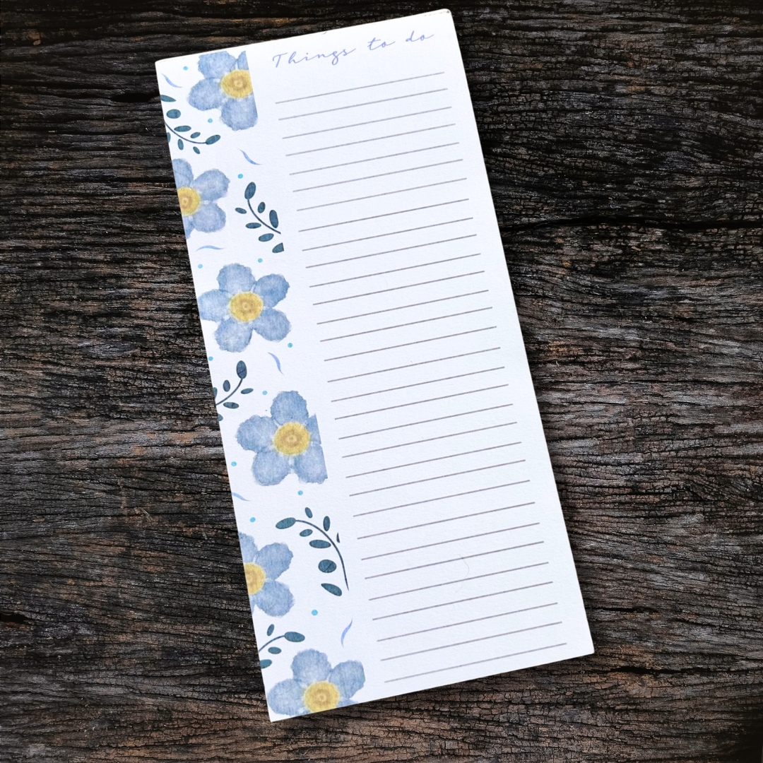 Forget Me Not Notepad