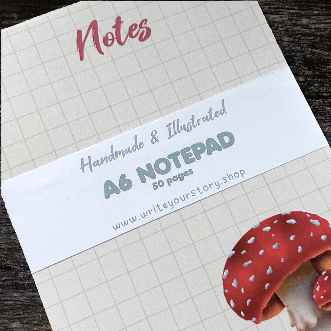 Mushroom A6 Notepad