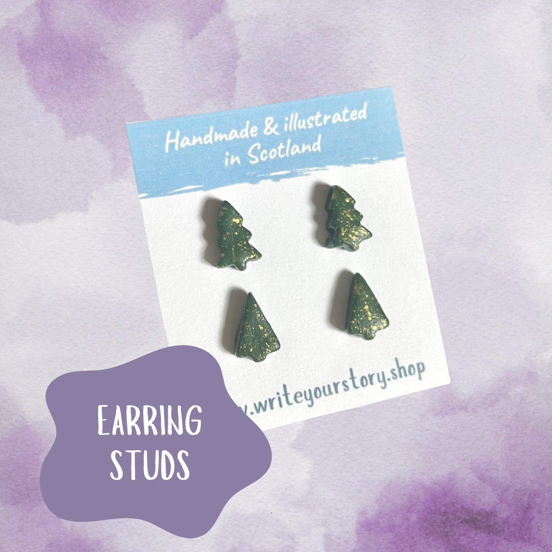 Tree Earring Studs