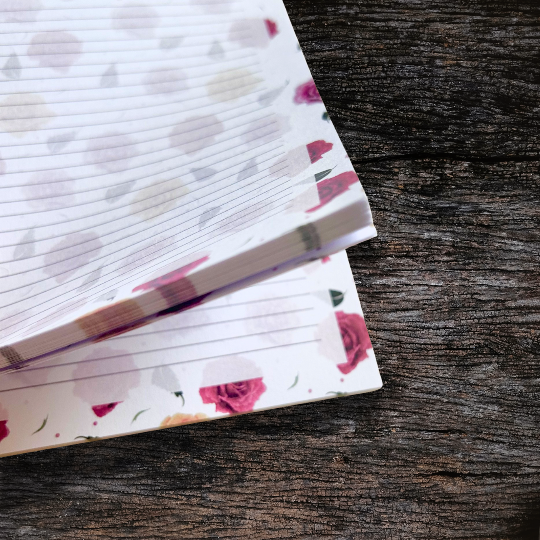 Roses A6 Notepad