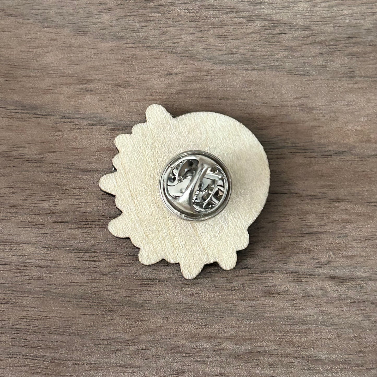 Sun/Moon Wooden Pin