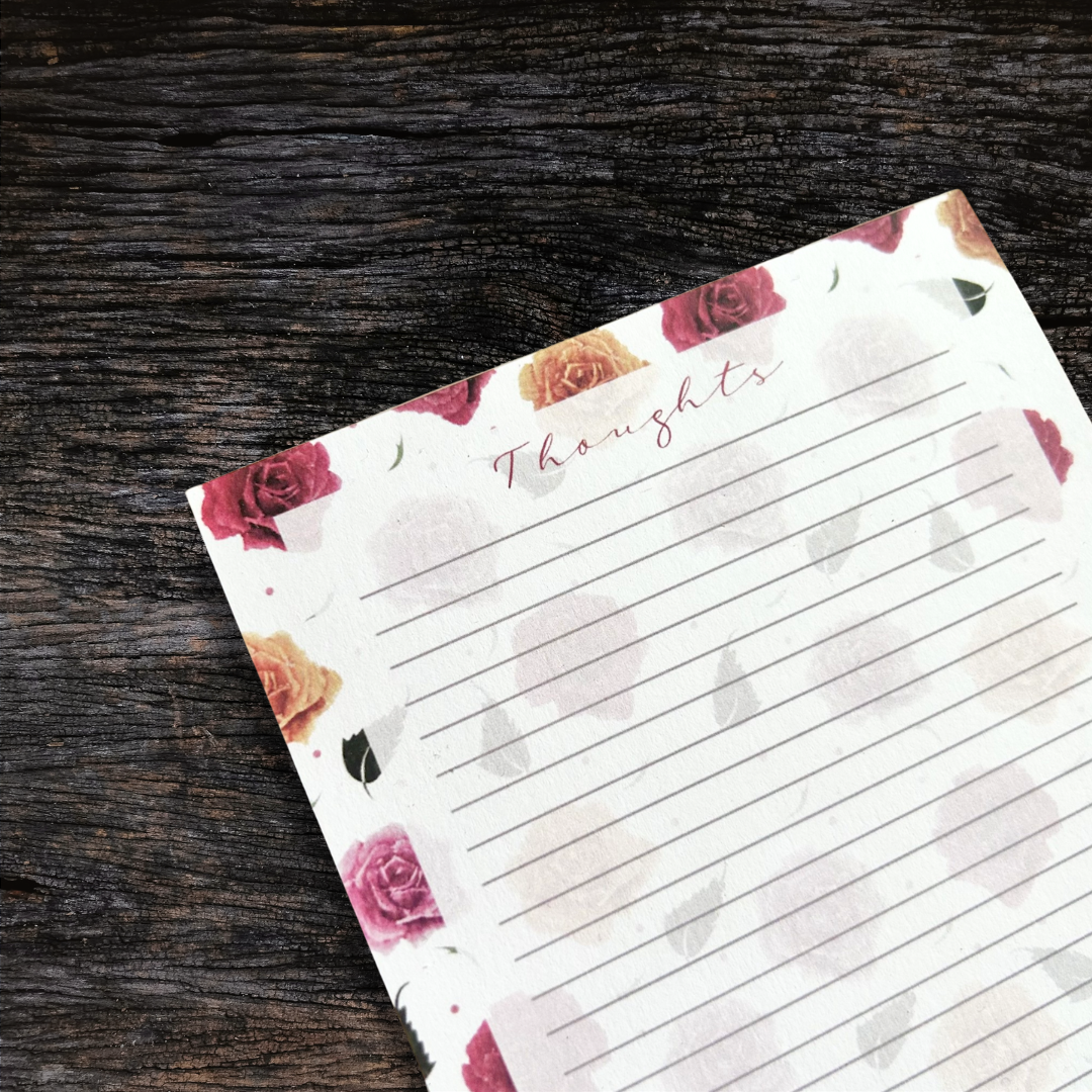 Roses A6 Notepad