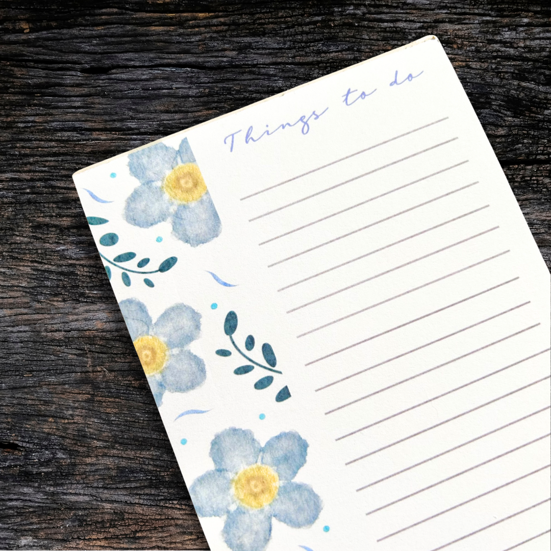Forget Me Not Notepad