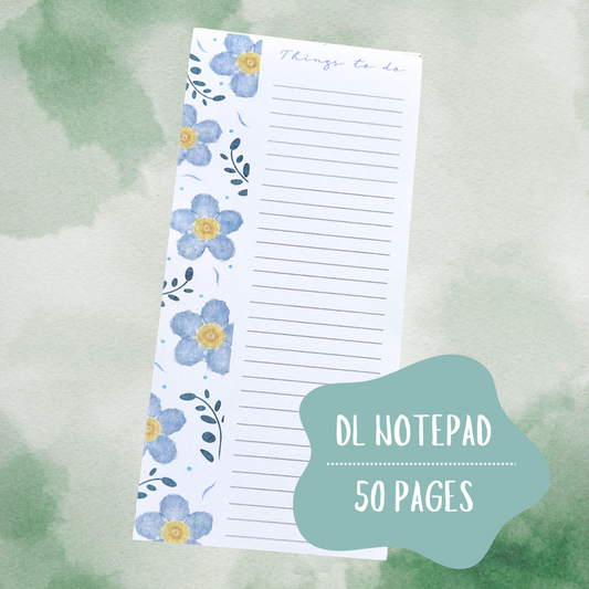Forget Me Not Notepad