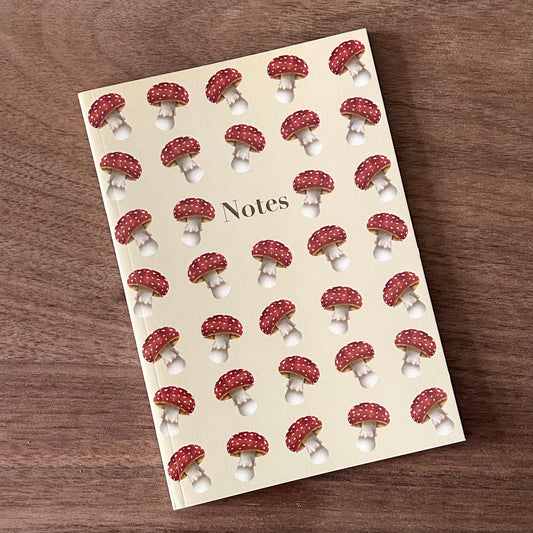 A6 Mushroom Notebook