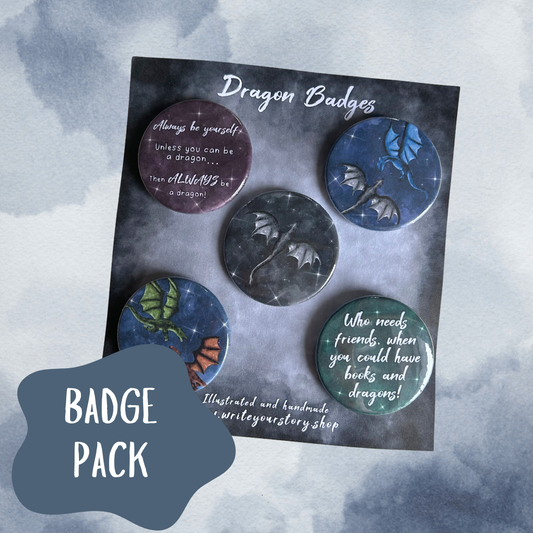 Dragon Badge Set