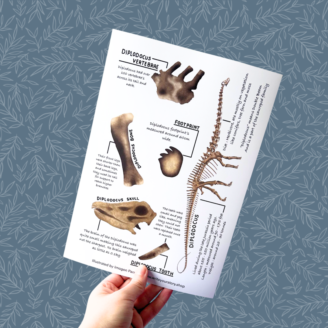 Diplodocus Art Print